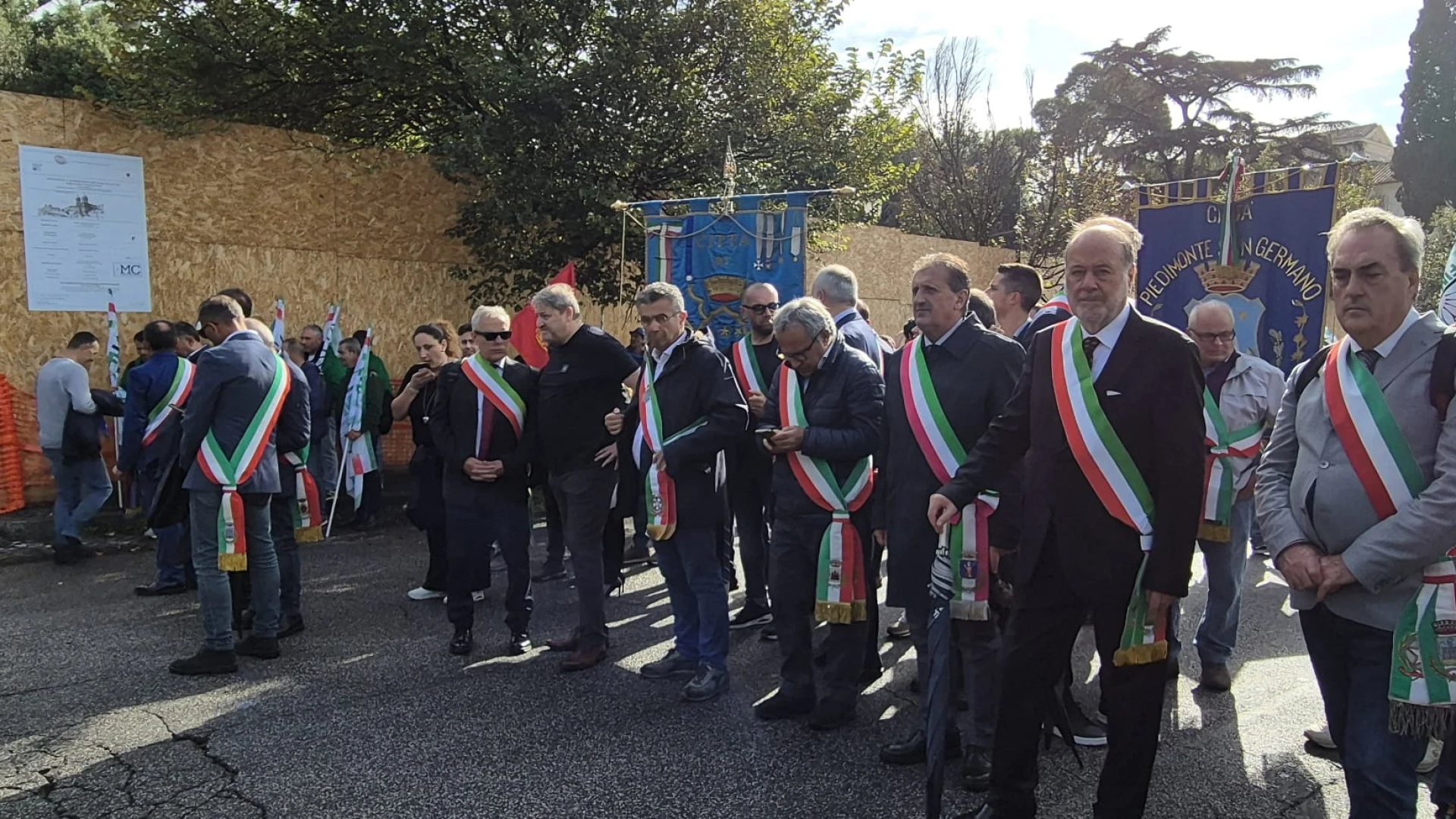 Manifestazione settore automotive a Roma. Presente anche il presidente della Regione Molise Francesco Roberti.